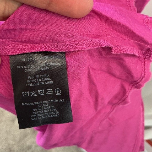 Maeve Magenta Midi Dress Elastic Waist Casual Sleeveless XL - Picture 4 of 7